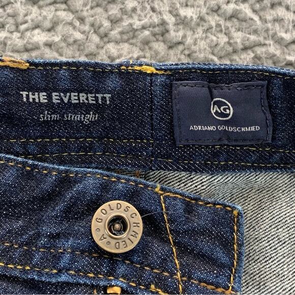 Adriano Goldschmied The Everett Slim Straight Men's Jeans  See Pictures for Size - Picture 12 of 15